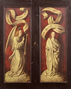 De Annunciatie, c.1500 door Master of Frankfurt