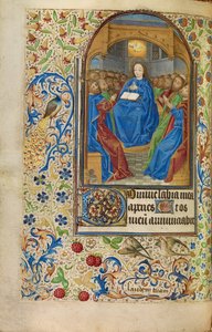 Pinksteren door Master of Jacques of Luxembourg