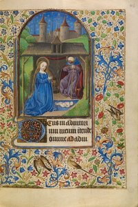 De Geboorte door Master of Jacques of Luxembourg
