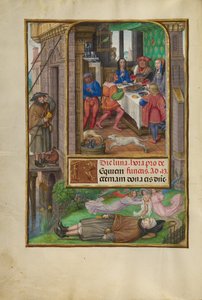 Het Feest van Dives door Master of James IV of Scotland