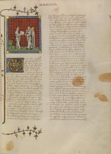 Baruch leest voor aan Jeconiah en andere edelen