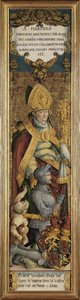 Sint Martinus van Tours met Gottfried Werner von Zimmern en een bedelaar