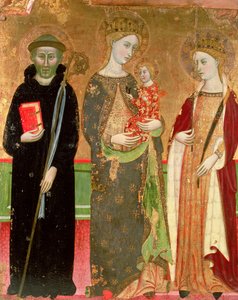 De Maagd en Kind met St. Olivia en St. Benedictus