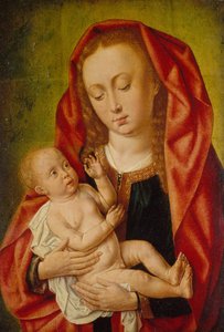 Maagd en kind met een libel, ca. 1500