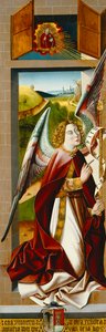 De tenhemelopneming van Magdalena; en De annunciatie door Master of Santa Maria de la