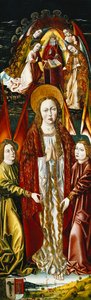 De tenhemelopneming van de Magdalena; en De annunciatie door Master of Santa Maria de la
