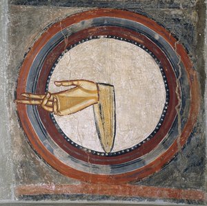De Hand van God (van Sant Climent de Tauell) door Master of Tahull