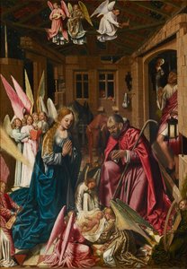 De Geboorte van Christus, 1515-1530 door Master of West Flanders