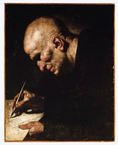 Een monnik-schrijver