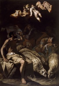 De Engel Verschijnt aan de Herders, 1600-50 door Master of the Annunciation to the Shepherds