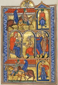 Aanbidding der Wijzen door Master of the Berthold Sacramentary