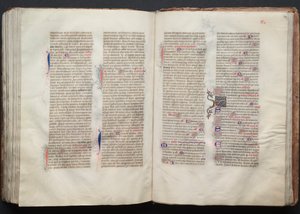 Het Gotha-missaal: Fol. 133v, tekst door Master of the Boqueteaux