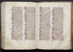 Het Gotha Missaal: Fol. 139r, Tekst door Master of the Boqueteaux