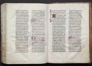 The Gotha Missal: Fol. 159v, Tekst, ca. 1375 door Master of the Boqueteaux