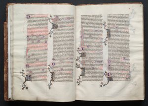 Het Gotha Missaal: Fol. 25r, Tekst door Master of the Boqueteaux