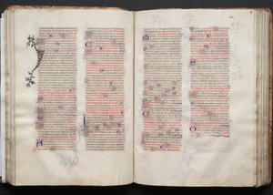 Het Gotha Missaal: Fol. 57r, Tekst, ca. 1375