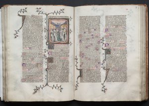 Het Gotha Missaal: Fol. 76v, De Hemelvaart, ca. 1375