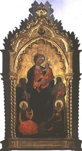 Madonna en Kind met Heiligen