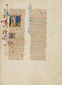 Begin J: De onthoofding van Johannes de Doper door Master of the Brussels Initials