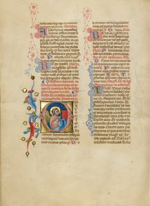 Beginletter O: De engel van Mattheüs die zijn evangelie omhoog houdt