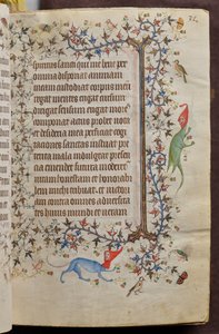 Getijden van Karel de Edele, koning van Navarra (1361-1425): fol. 16r, Tekst door Master of the Brussels Initials and Associates
