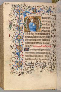 Getijden van Karel de Edele, koning van Navarra (1361-1425): fol. 291v, Tekst door Master of the Brussels Initials and Associates