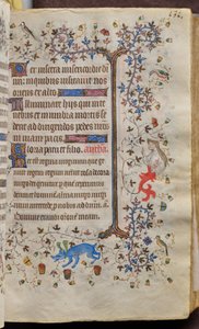 Getijden van Karel de Edele, koning van Navarra (1361-1425): fol. 66r, Tekst door Master of the Brussels Initials and Associates