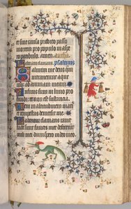 Uren van Karel de Edele, Koning van Navarra 1361-1425: fol. 186r, Tekst, c. 1405 door Master of the Brussels Initials and Associates