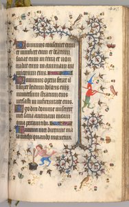Getijdenboek van Karel de Edele, Koning van Navarra: fol. 198r, Tekst