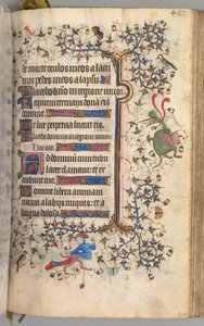 Getijdenboek van Karel de Edele, Koning van Navarra: fol. 203r, Tekst