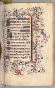 Getijdenboek van Karel de Edele, Koning van Navarra 1361-1425: fol. 242r, Tekst, ca. 1405 door Master of the Brussels Initials and Associates
