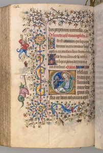 Getijdenboek van Karel de Edele, Koning van Navarra 1361-1425: fol. 265v, Sint Johannes de Evangelist