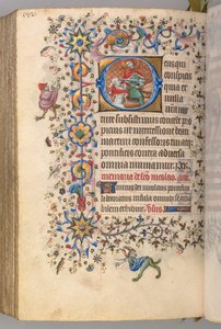 Getijdenboek van Karel de Edele, koning van Navarra, fol. 285v, St. Martin