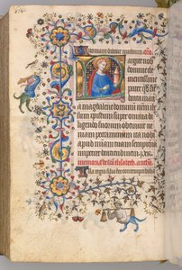 Getijdenboek van Karel de Edele, Koning van Navarra 1361-1425, fol. 296v, St. Maria Magdalena, c. 1405