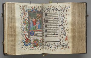 Uren van Karel de Edele, koning van Navarra 1361-1425: fol. 79r, tekst, c. 1405