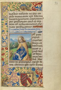 Johannes op Patmos door Master of the Chronique scandaleuse