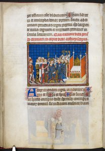 De Peers van Frankrijk ondersteunen de Kroon, illustratie uit 