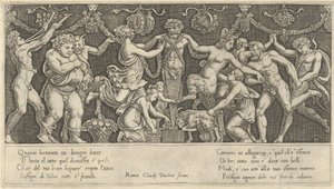 Speculum Romanae Magnificentiae: Offer aan Priapus, 16e eeuw
