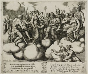 Venus en Cupido Pleiten voor Jupiter en Andere Goden