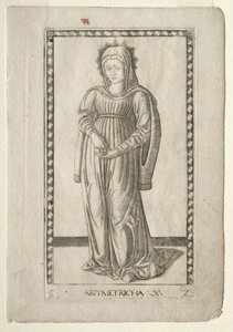 Rekenkunde uit de Tarocchi, serie C: Vrije Kunsten, #25, voor 1467