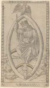 Iupiter (Jupiter) door Master of the E Series Tarocchi