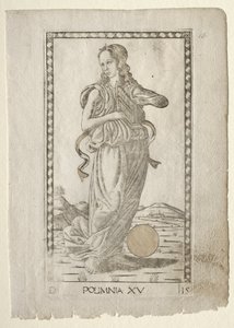 Polyhymnia heroïsche hymnen uit de Tarocchi-serie D..., voor 1467