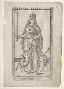 Retoriek uit de Tarocchi, serie C: Vrije Kunsten, #23, voor 1467
