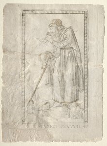 Saturnus (uit de Tarocchi, serie A: Firmamenten van het Universum, #47)