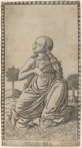Talia (Thalia) door Master of the E Series Tarocchi