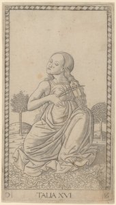 Talia (Thalia) door Master of the E Series Tarocchi