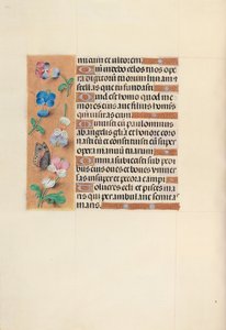 Getijdenboek van Koningin Isabella de Katholieke, Koningin van Spanje: Fol. 100v, ca. 1500 door Master of the First Prayerbook of Maximillian