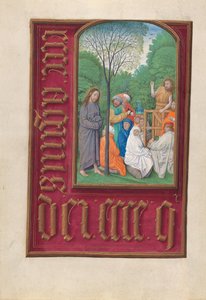 Uren van Koningin Isabella de Katholieke, Koningin van Spanje: Fol. 169v, St. Johannes de Doper, c. 1500 door Master of the First Prayerbook of Maximillian