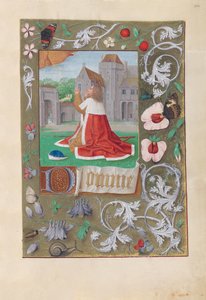 Getijdenboek van Koningin Isabella de Katholieke, Koningin van Spanje: Fol. 200r, David, ca. 1500 door Master of the First Prayerbook of Maximillian