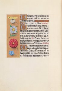 Getijdenboek van Koningin Isabella de Katholieke, Koningin van Spanje: Fol. 21v, ca. 1500 door Master of the First Prayerbook of Maximillian